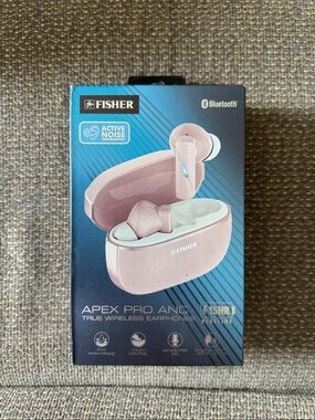 Fisher Apex Pro ANC True Wireless Earbuds - Pink